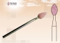 Preview: Edelkorunt Rosa Schleifkörper Tropfenform 033 D-3,3mm