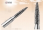 Preview: Diamantschleifer Nagelfalz spitz D-1,4mm