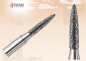 Preview: Diamantschleifer Nagelfalz spitz D-1,4mm