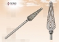 Preview: Diamantschleifer - super grobe Körnung geschlitzt 065 D-6,5mm