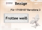 Preview: Komplettbezug Frottee weiss für Barcelona 2-5M