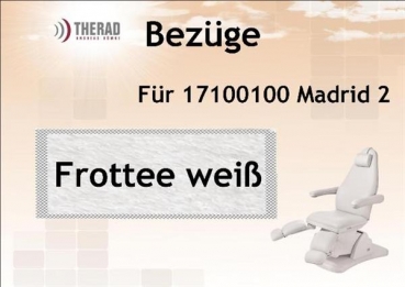 Komplettbezug Frottee weiss für Madrid 2-3M