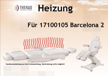 Beheitzte Liegefläche für Barcelona 2-3M