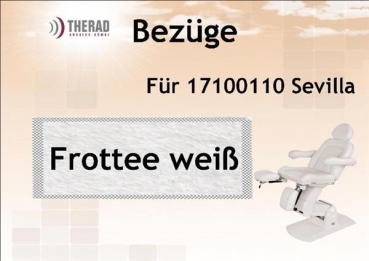 Ausgelistet - Komplettbezug Frottee für Fußpflegestuhl Sevilla