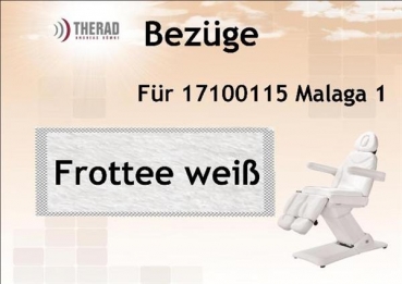 Komplettbezug Frottee weiss Malaga 1