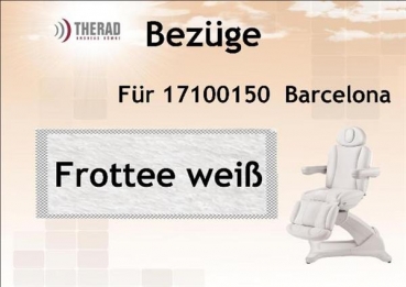 Komplettbezug Frottee weiss für Barcelona 1-3M