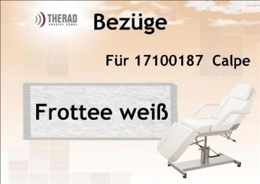 Ausgelistet - Komplettbezug Frottee für Kosmetik-Liege Calpe