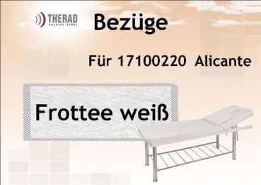 Komplettbezug Frottee weiss für Alicante
