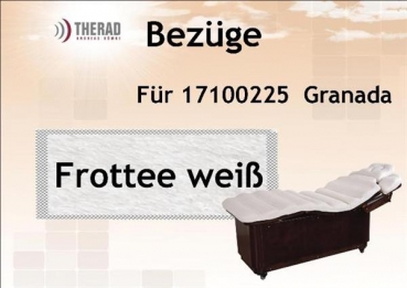 Ausgelistet - Komplettbezug Frottee für Kosmetik & Massageliege Granada