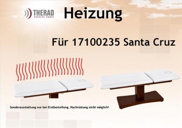 Beheitzte Liegefläche Santa Cruz