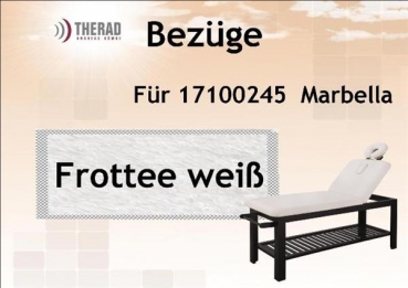 Ausgelistet - Komplettbezug Frottee für Kosmetik & Massageliege Marbella