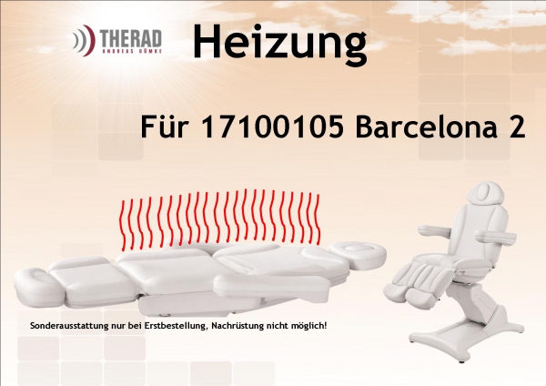 Beheitzte Liegefläche für Barcelona 2-3M